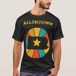 Camiseta Allentown Pennsylvania Vintage Distresage Souvenir