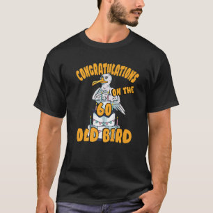 Camiseta Alles Gute Zum 60 años cumpleaños, ave de gaviota,