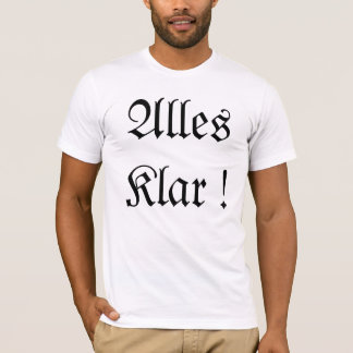 Camiseta ¡Alles Klar!