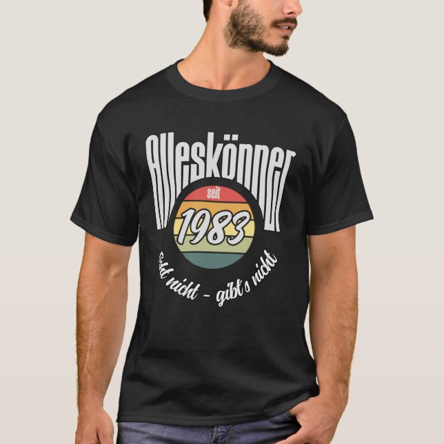 Camiseta Alleskönner Since 1983  Vintage (Anverso)