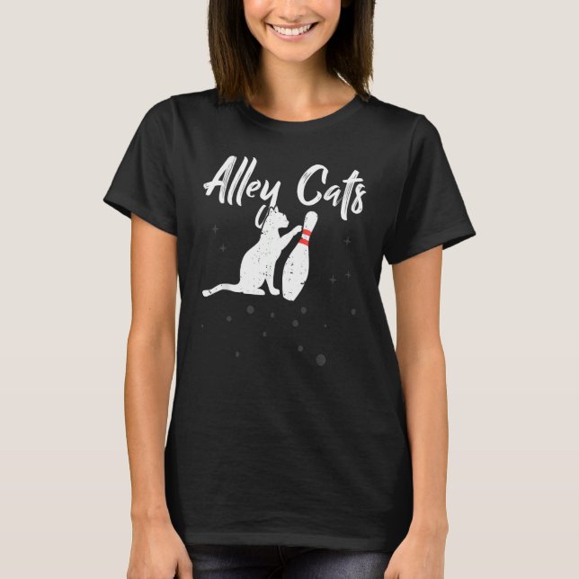 Camiseta Alley Cat Bowler Bowing Team (Anverso)
