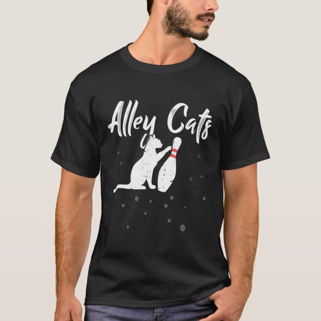Camiseta Alley Cat Funny Bowler (Anverso)