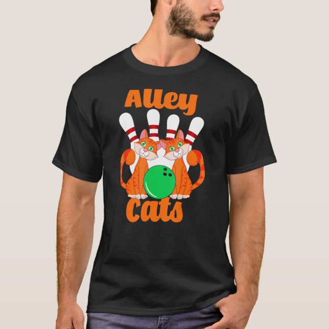 Camiseta Alley Cats Bowling (Anverso)