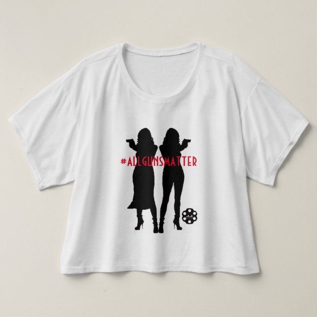 CAMISETA #ALLGUNSMATTER (Diseño del anverso)