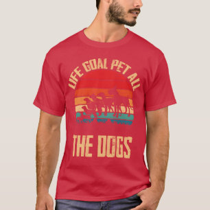 Camiseta Allhe Dogs, Mascota de la meta de vida Perro vinta