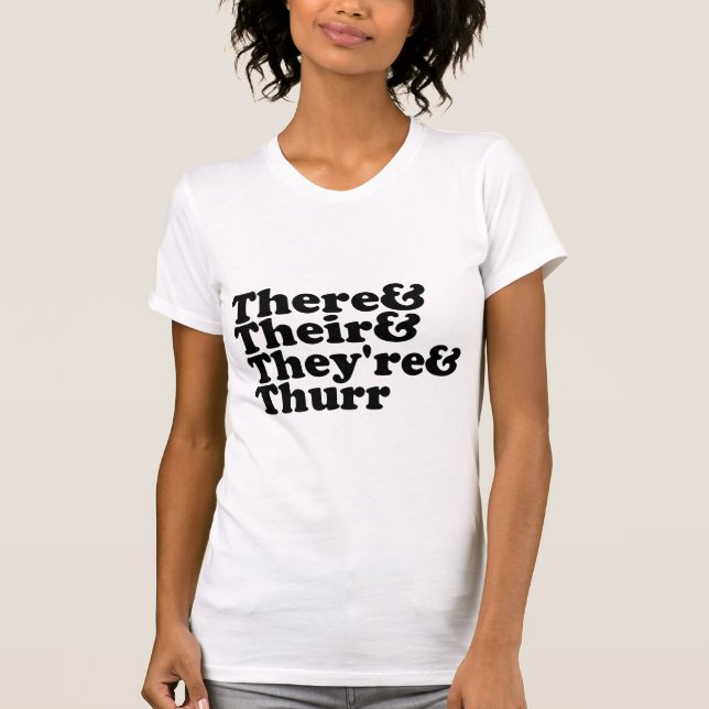 Camiseta Allí y su y son y Thurr (Anverso)