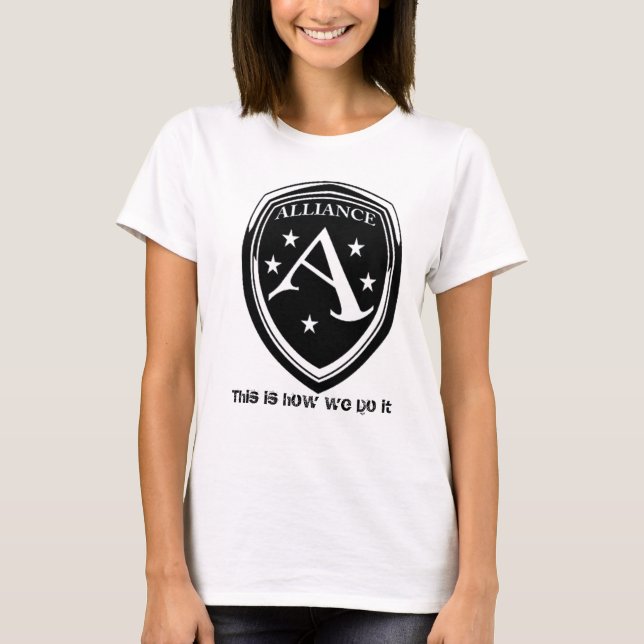 Camiseta Alliance esto es cómo lo hacemos (Anverso)