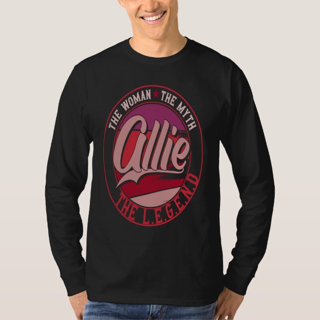 Camiseta Allie the Lady of Myth the Legend (Anverso)
