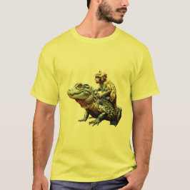 Camiseta Alligador de Monos de Carrera - Amistad Animal Úni