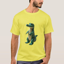 Camiseta Alligador geométrico