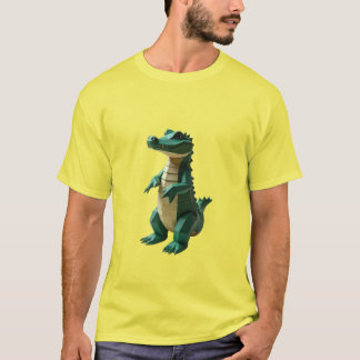 Camiseta Alligador geométrico