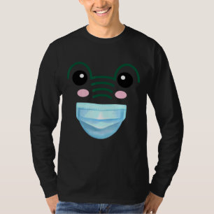 Camiseta Alligador lindo con mascara cara cara animal cocod