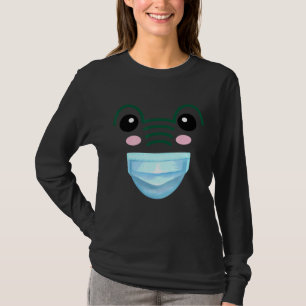 Camiseta Alligador lindo con mascara cara cara animal cocod