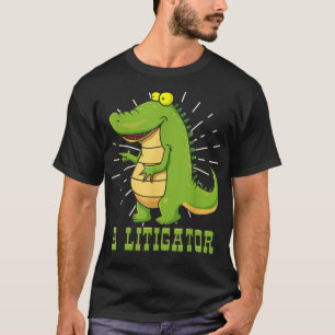 Camiseta Alligator A Litigator Cute Regalos de Graduación d