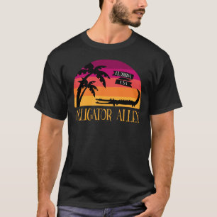 Camiseta Alligator Alley Florida Everglades Retro T-Shirt