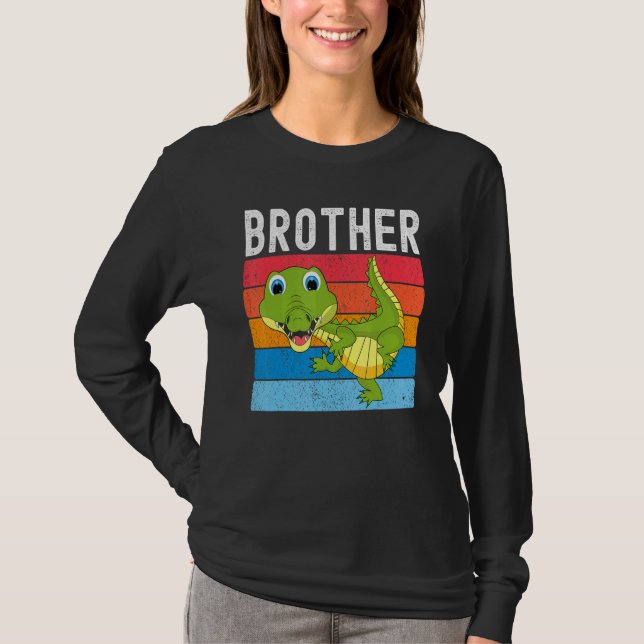 Camiseta Alligator Brother Gator Crocodile Family (Anverso)