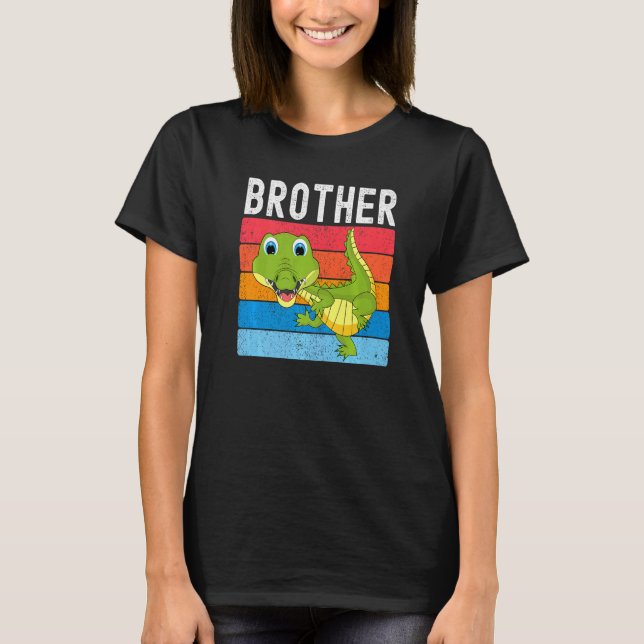 Camiseta Alligator Brother Gator Crocodile Family Premium (Anverso)