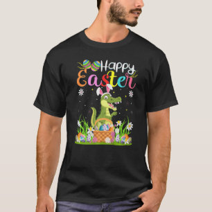Camiseta Alligator Bunny Egg Hung Alligator Happy Easte