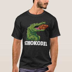 Camiseta Alligator Chocolate Crocodile Lizard Reptile Flori