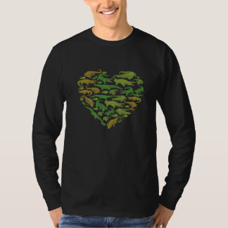 Camiseta Alligator Crocodile Gator Animal Heart Men Women K