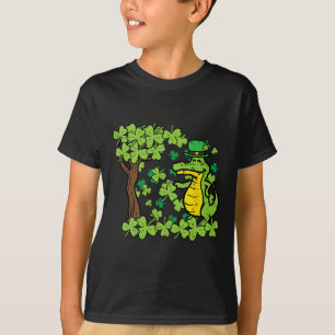 Camiseta Alligator del Día de San Patricio Shamrock Saint P