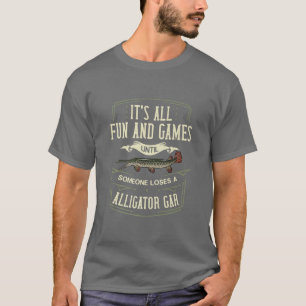 Camiseta Alligator Gar Fish Pescador Premium