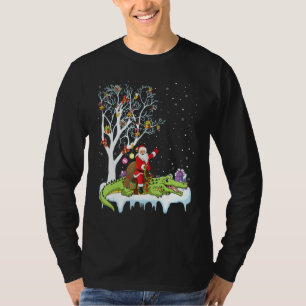 Camiseta Alligator Lover Xmas Santa Rigator Chris