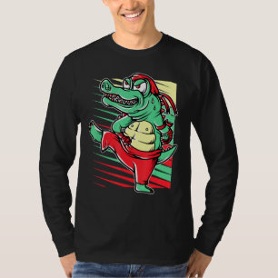 Camiseta Alligator Muay Thai Para Niños Hombres Mujeres Niñ