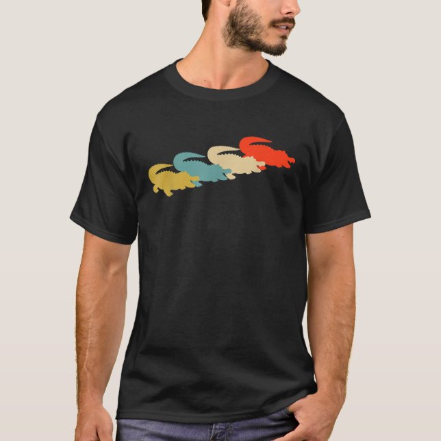 Camiseta Alligator Retro Alligator Lover Alligators T Shirt (Anverso)