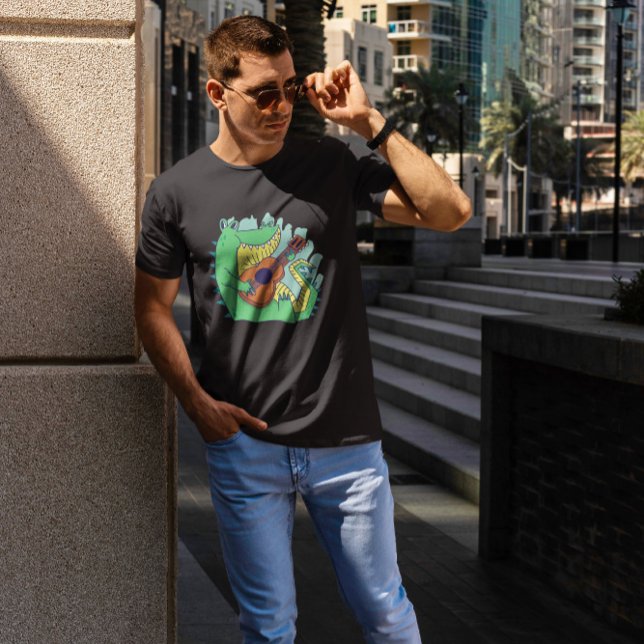 Camiseta Alligator Toca La Guitarra (Subido por el creador)
