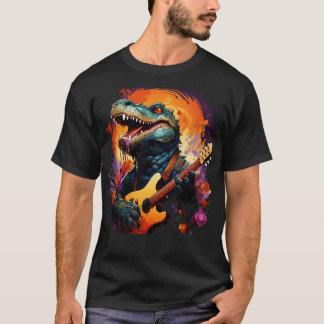 Camiseta Alligator Toca La Guitarra