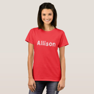 Camiseta Allison del negro del huérfano de la demostración,