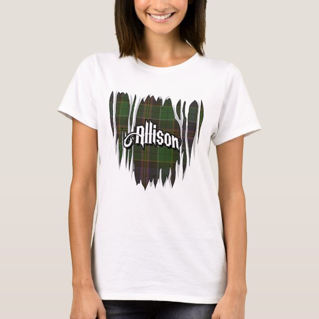 Camiseta Allison Tartan (Anverso)