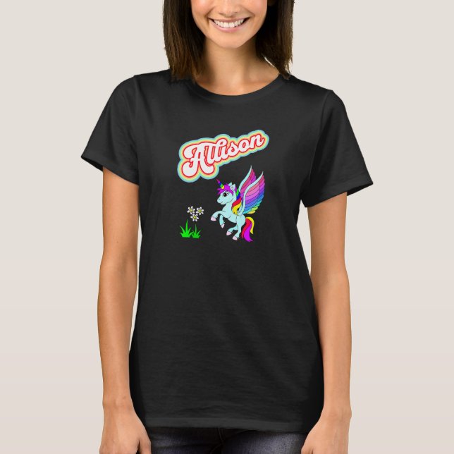 Camiseta Allison Unicornio (Anverso)