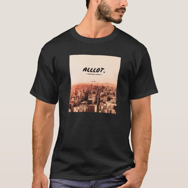 Camiseta "Alllot" skyline T-Shirt! (Anverso)