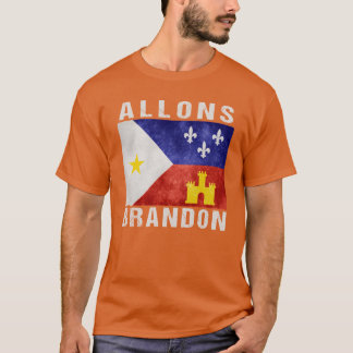 Camiseta Allons Brandon Acadiana Flag Allons Brandon