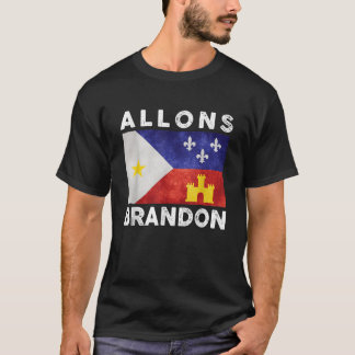 Camiseta Allons Brandon Louisiana Acadiana Bandera Allons B