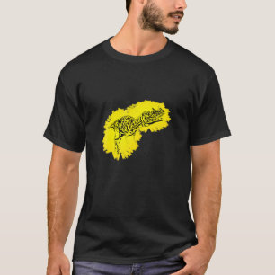 Camiseta Allosauro Motif Dinosaurio Prehistórico Din