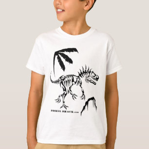 Camiseta Allosaurus por la cabaña fósil