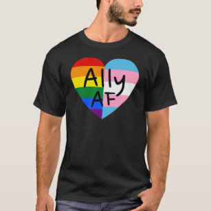 Camiseta Ally AF III - Orgullo gay de la bandera LGBTQ