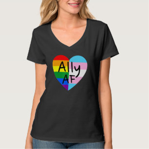 Camiseta Ally Af Lgbtq Flag Gay Primen Equality Trans Lesbi