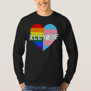 Camiseta Ally Af Lgbtq Flag Gay Primen Equality Trans Lesbi
