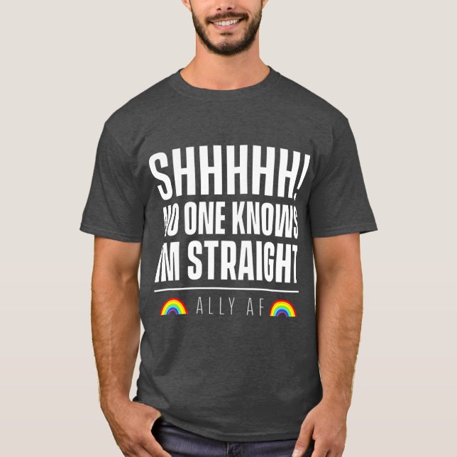 Camiseta Ally AF Nadie Sabe Que Soy Directo (Anverso)