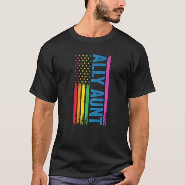 Camiseta Ally Aunt Ally Lgbtq (Anverso)