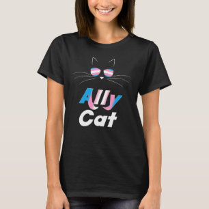 Camiseta Ally Cat Gafas de sol arcoiris Transgénero Prit Ki