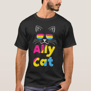 Camiseta Ally Cat Pansex Stube Pan Pride Bandera Lgbtq Homb