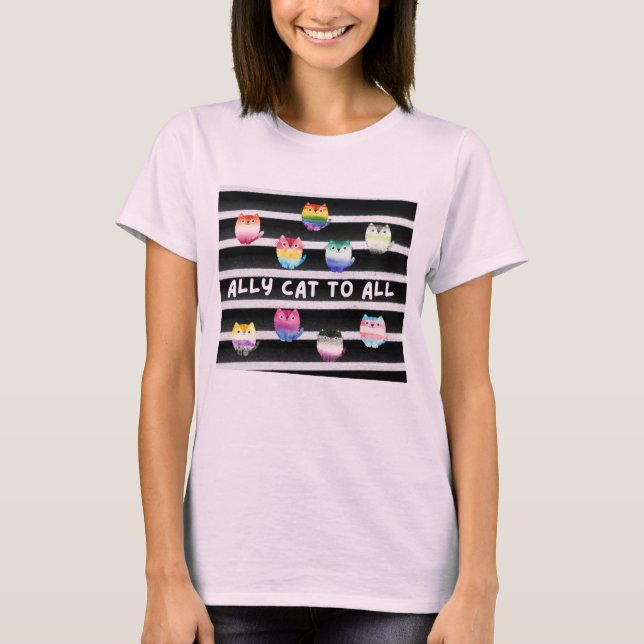 Camiseta Ally Cat para todos (Anverso)