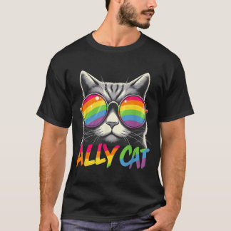 Camiseta Ally Cat Transgender Trans Prige