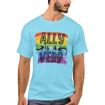 Ally es un auténtico orgullo LGBTQ en arcoíris