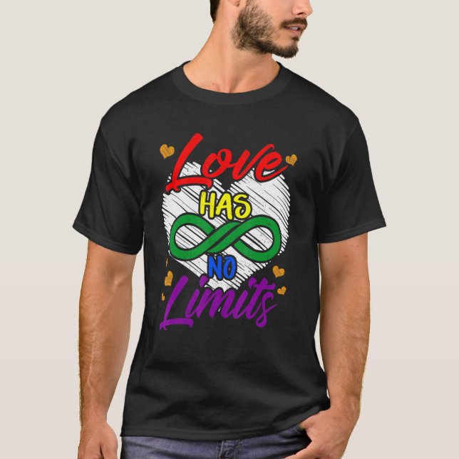 Camiseta Ally Gay Pride Love No Tiene Límites Para Decir In (Anverso)